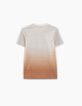 Jungen-T-Shirt in Ecru, Deep-Dye-Streifen, Rock-Motive-4