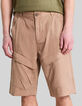 Men’s beige CARGO CROPPED Bermuda shorts-4