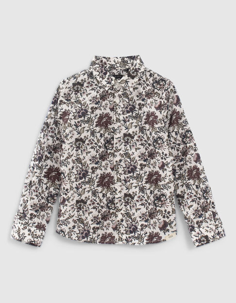 Boys’ flowery shirt - IKKS