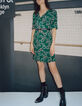 Robe verte maxi floral Femme-6