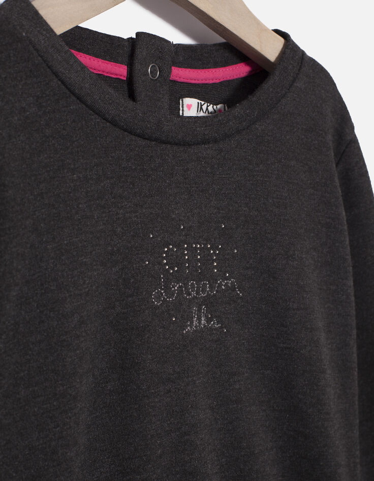 Girls' cotton fleece sweatshirt-3