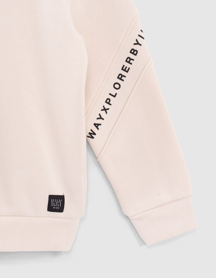Sweat mastic relaxed typo manches visuel dos gar&ccedil;on -5