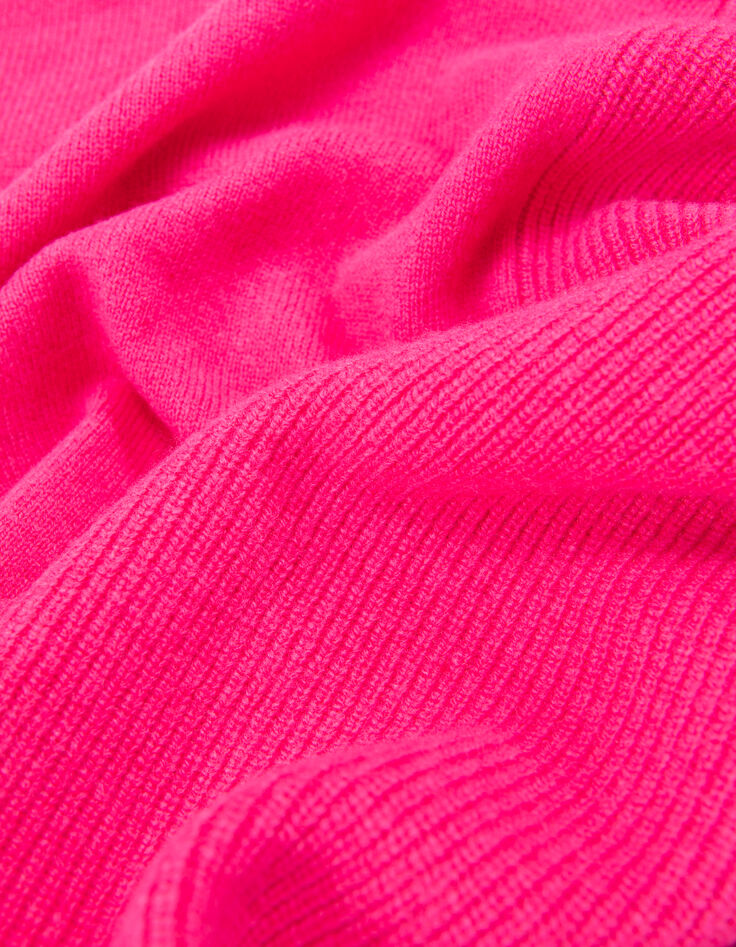 Roze gebreide damestrui knoopjes juwelen op de schouder-8 Roze gebreide damestrui knoopjes juwelen op de schouder-8