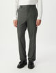 Pantalón de traje gris cuadros hombre-2