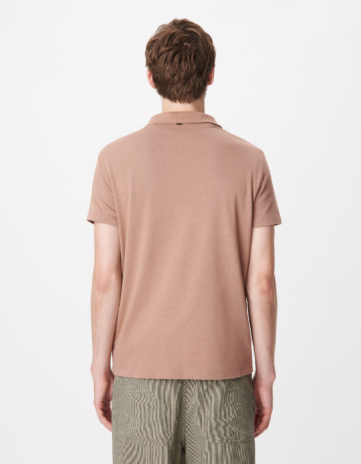 Polo manches courtes coton modal Homme-3