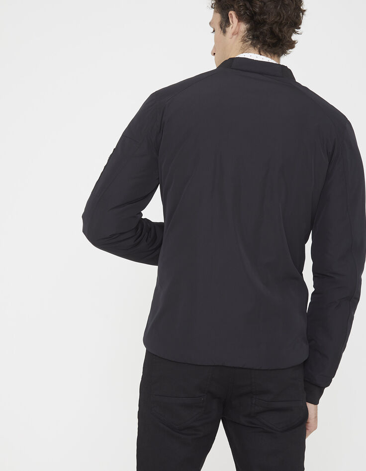 Blouson noir homme-3
