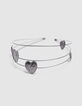 Diadeem metalgun met hartjes-bliksems meisjes-3