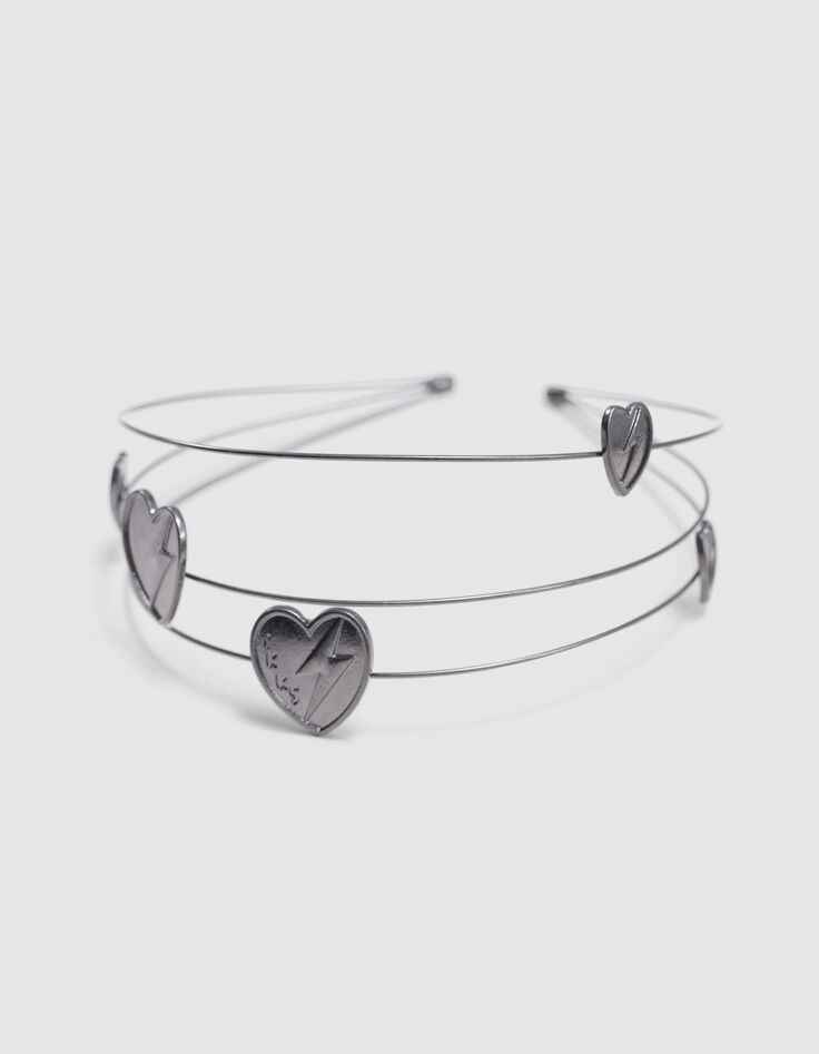 Diadeem metalgun met hartjes-bliksems meisjes-3 Diadeem metalgun met hartjes-bliksems meisjes-3