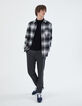 Surchemise REGULAR gris anthracite à carreaux Homme-6