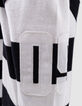Boys’ black long-sleeved polo shirt with ecru stripes-9