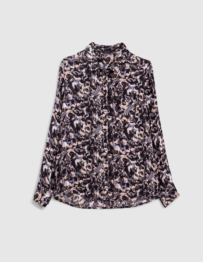 Women's camouflage motif shirt - IKKS
