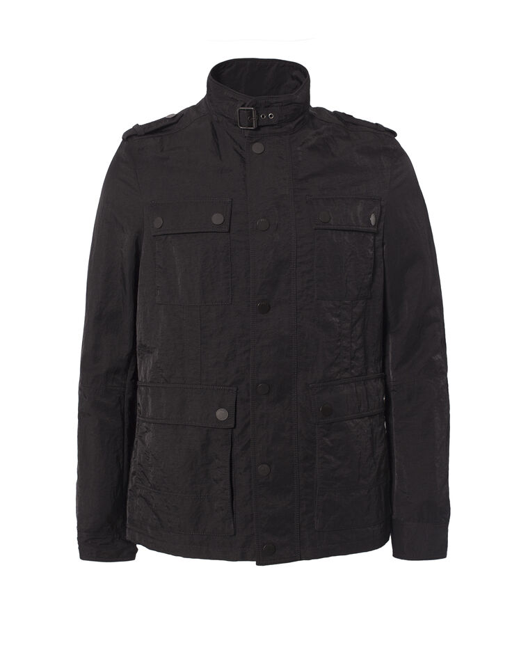 Parka noire pour homme-7