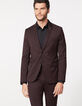 Veste de costume prune TRAVEL SUIT Homme-2