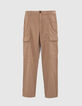 Pantalon BATTLE beige Lyocell® Homme-6