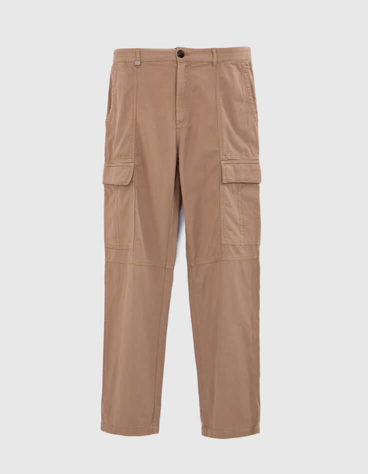 Pantalon BATTLE beige Lyocell® Homme-6