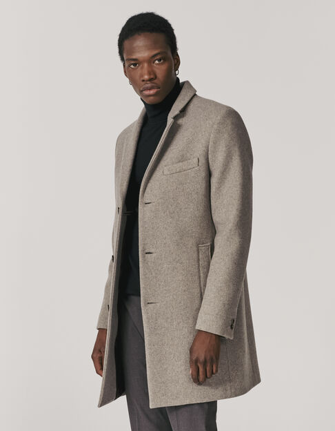 Men’s mink mid-length coat