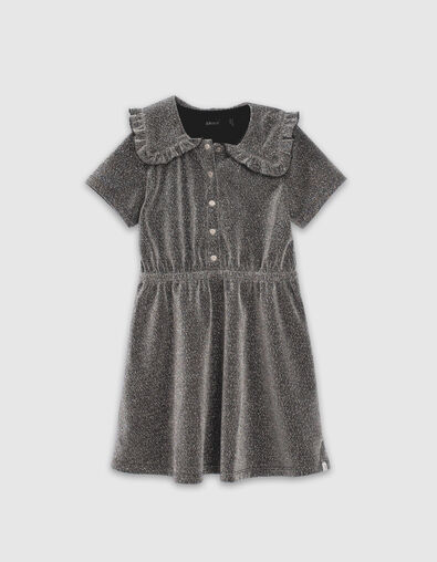 Girls’ black glittery dress - IKKS