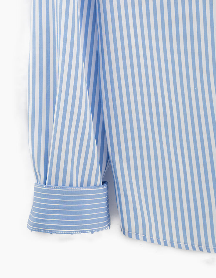 Camisa de rayas azul hombre-3