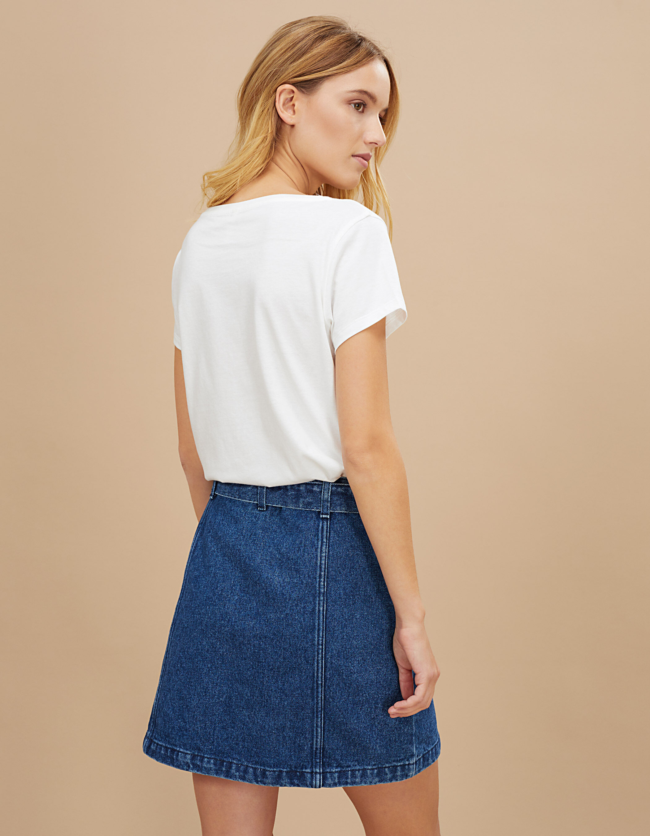 Wilfred free denim skirt deals