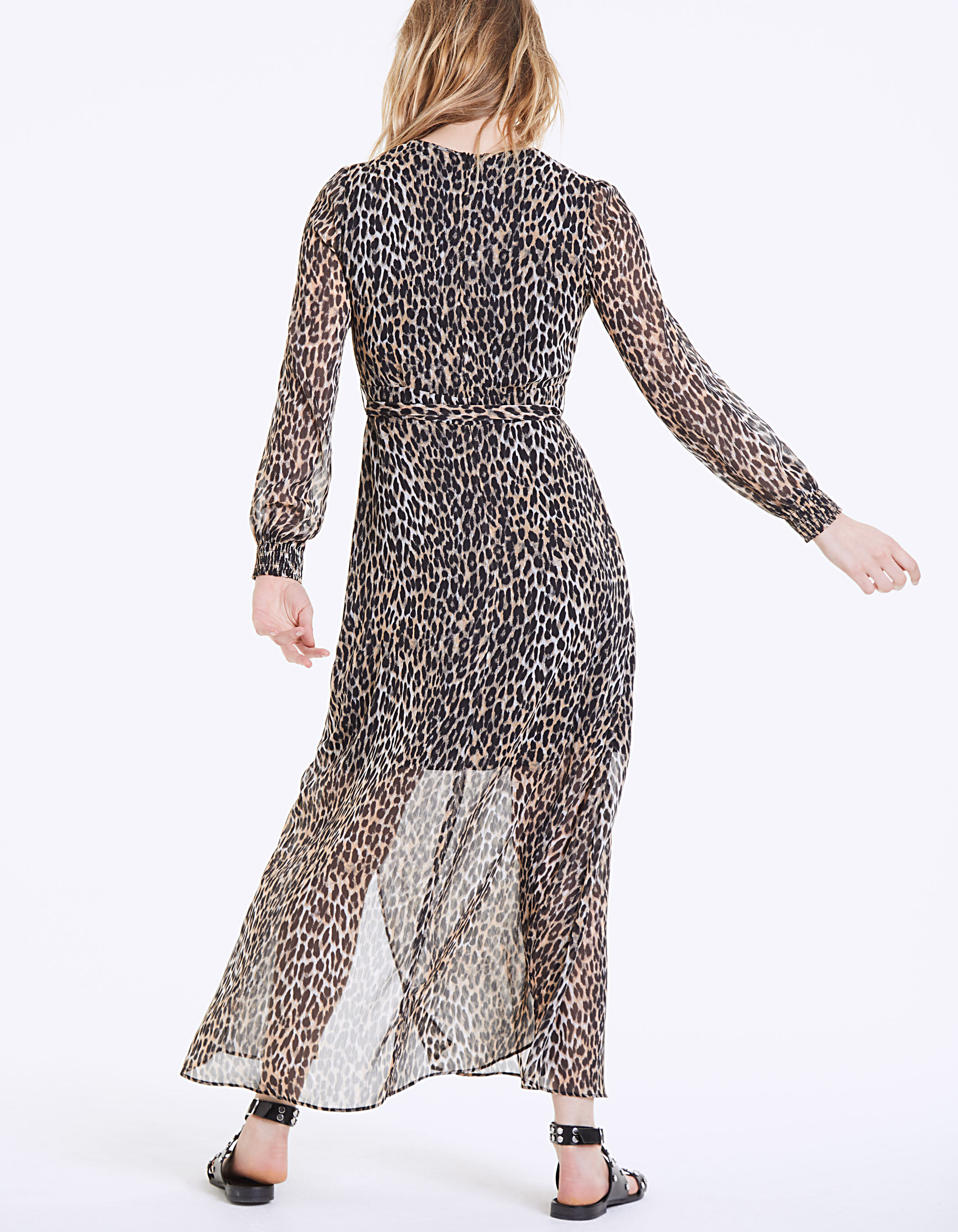 Ikks robe leopard sales