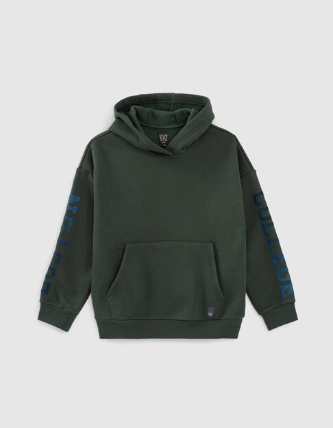 Boys’ racing hoodie with XL lettering on sleeve