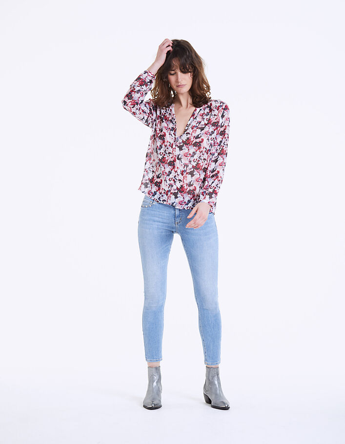 Blouse Designs Ikks Blouse Femme Women's Watercolour Print