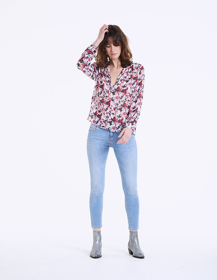 Blusa gasa de viscosa estampado acuarela mujer-5