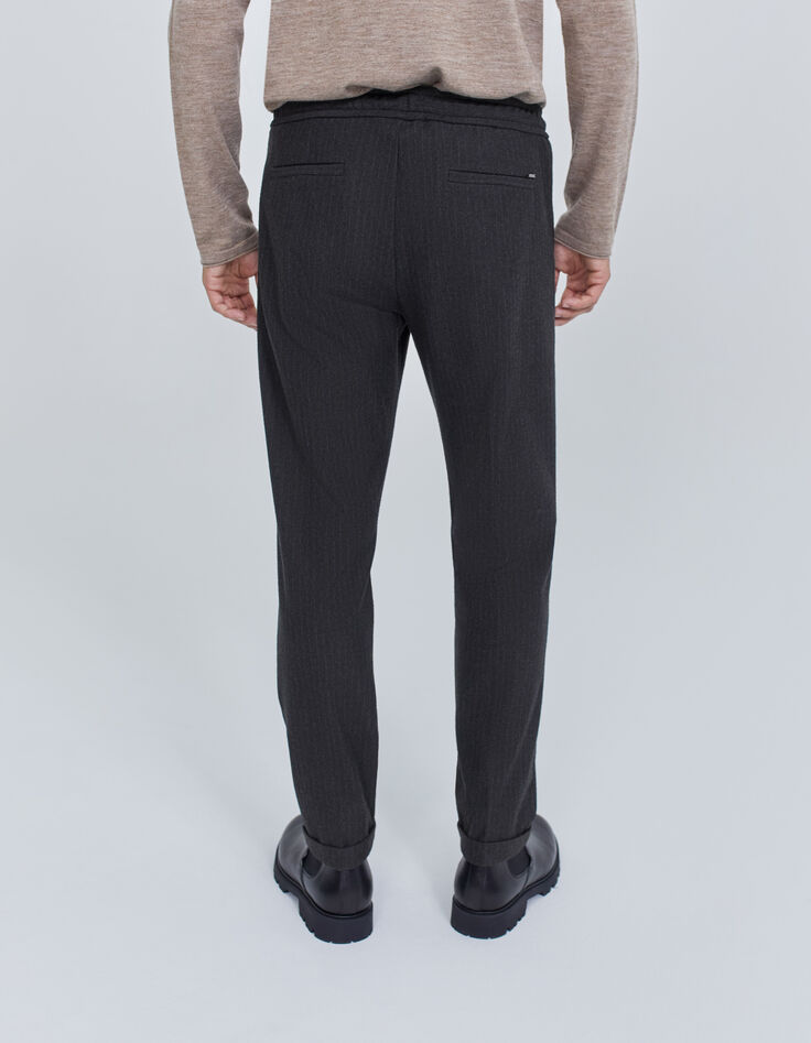 Jogpant antracita rayas tenis Hombre-3