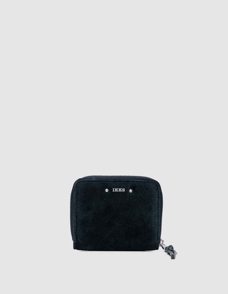 Dames portemonnee fluweel groen 1440 Mini Compagnon-1 Dames portemonnee fluweel groen 1440 Mini Compagnon-1