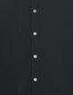 Schwarzes Herrenoberhemd gesteppt WATERPROOF-7