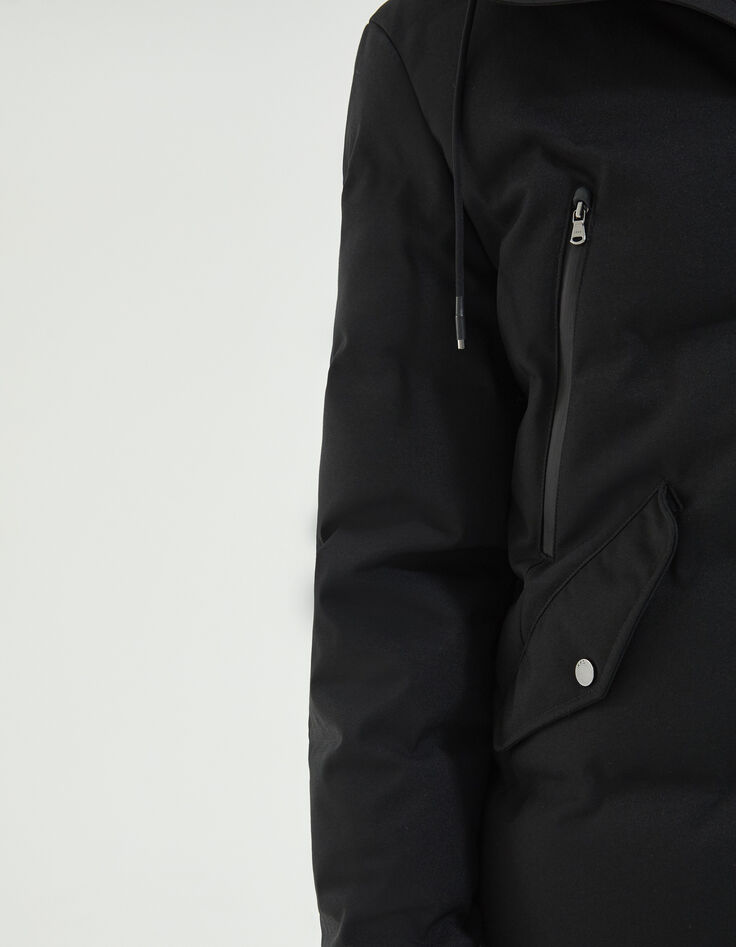 Doudoune longue noire WATERPROOF BREATHABLE Homme-6