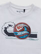 T-shirt blanc bio badge HOT WHEELS x IKKS garçon-4