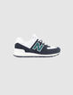 NEW BALANCE 574 Zapatillas deportivas azul marino y verde para hombre-1