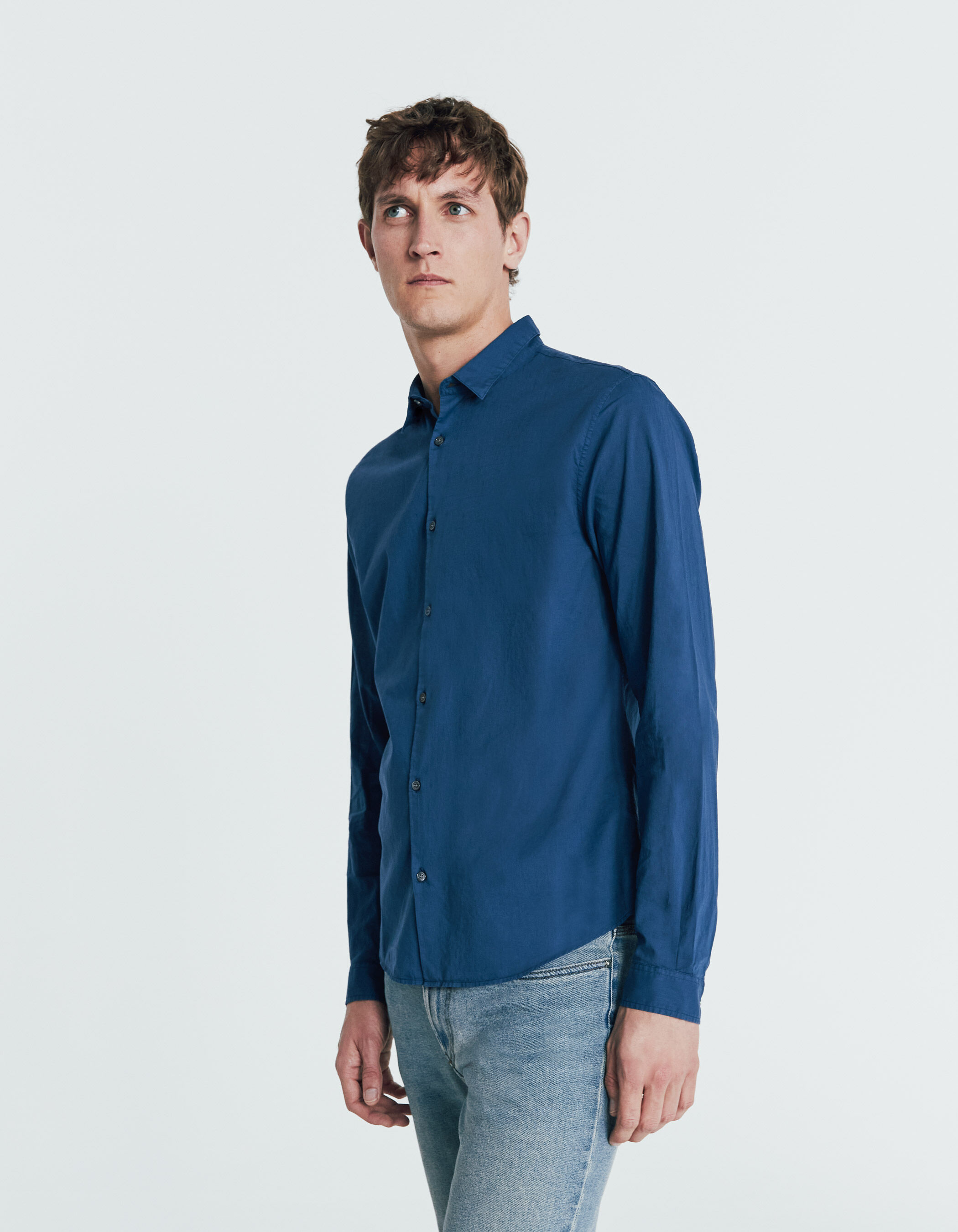 Chemise jean ikks best sale