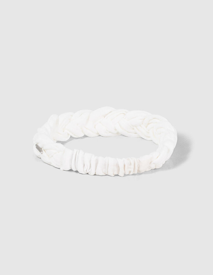 Girls’ ecru woven headband-3