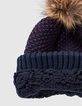 Gorro navy y rojo punto fantasía niño -3