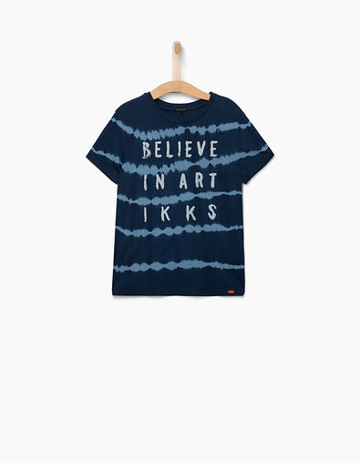 Camiseta índigo BELIEVE IN ART niño - IKKS