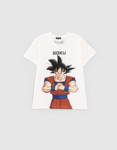 Weißes DRAGON BALL Jungen-T-Shirt mit Son Goku-Motiv - IKKS