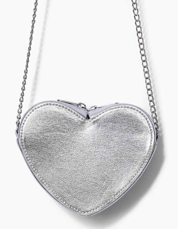 Tas zilver hartvormig California meisjes-2 Tas zilver hartvormig California meisjes-2