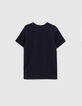 Tee-shirt navy avec drapeau patché garçon-3