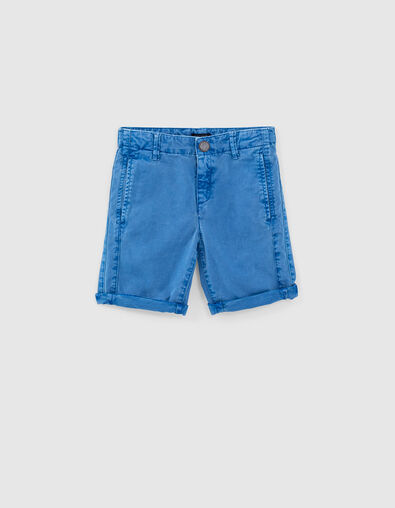 Jungen-Bermudas in Washed-Optik in Medium Blue  - IKKS