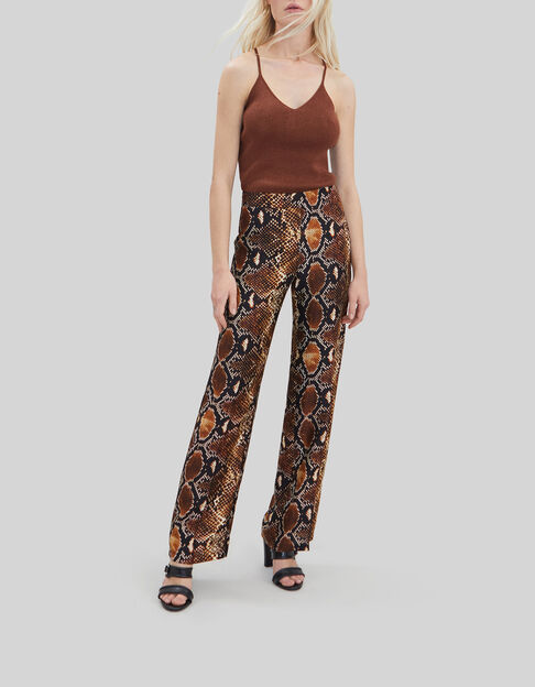 Pure Edition &ndash; Damenhose mit Python-Rock-Print - IKKS