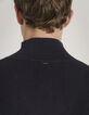 Pull marine &agrave; col ch&acirc;le Homme-5