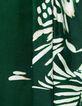 Pure Edition – Women’s green Jungle Vibe print short skirt-4