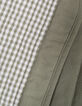&Auml;rmellose, wendbare Weste in Khaki und Gingham M&auml;dchen-9
