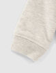 Sweater in lichtmastiek doorstikte rug babyjongens -5
