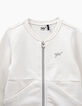Gebroken wit vest met rits Essentiel meisjes-5