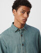 Sobrecamisa vaquera REGULAR azul grisáceo hombre-5