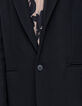 Pure Edition-Abrigo largo de lana negra para hombre-4 Pure Edition-Abrigo largo de lana negra para hombre-4