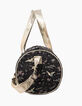 Schwarze M&auml;dchenbowlingtasche mit Sakura- und Kranichprint-6